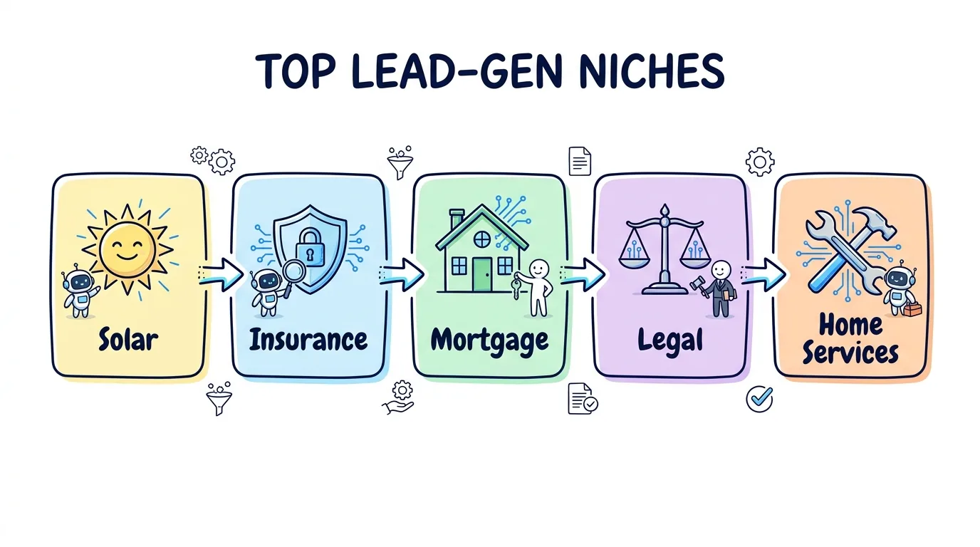 Best Lead Generation Niches in 2026 (Ranked by LTV)