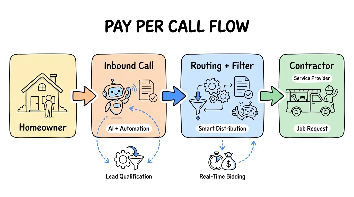 Pay-Per-Call for Home Services: HVAC, Plumbing, Roofing & More (2026)